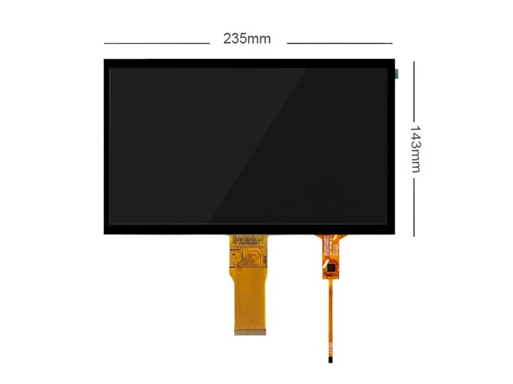 10.1 inch IPS LCD Touch screen display medical application